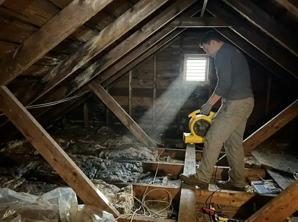 attic-water-damage-drying-proc-007 — frequently asked questions, Emergency Water Extraction & 24/7 Flood Response in Colonia…